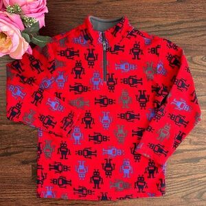 Hanna Andersson robot fleece, size 130/8US